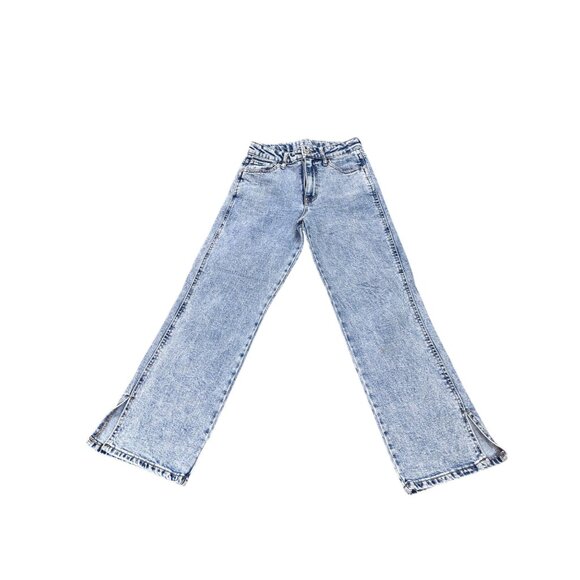 Art Class Wide-Leg Blue Denim Jeans Size 12 - Picture 1 of 11